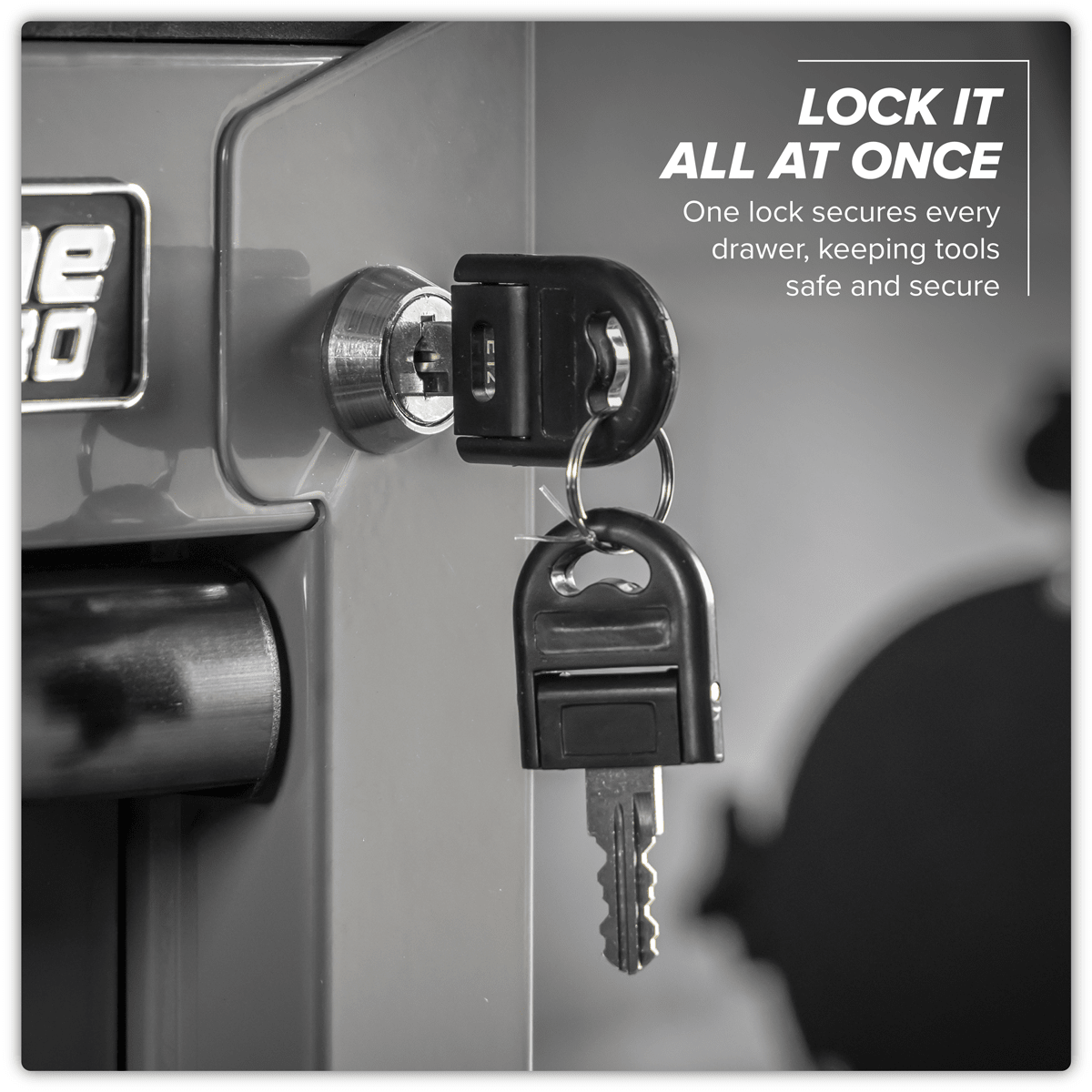 Sealey APMWS2 Superline PRO® Rollcab 6 Drawer with Vice Base - Grey/Black - APMWS2 - Sealey Tools UK - Trade Counter Direct