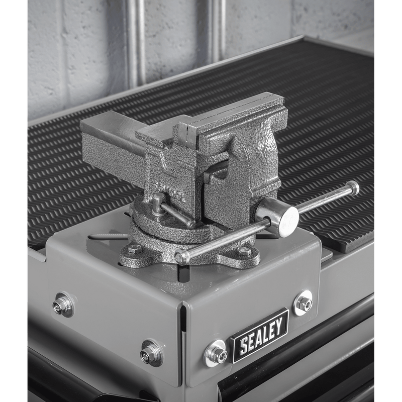Sealey APMWS2COMBO Superline PRO® Rollcab 6 Drawer with SG Swivel Base 100mm Vice - APMWS2COMBO - Sealey Tools UK - Trade Counter Direct