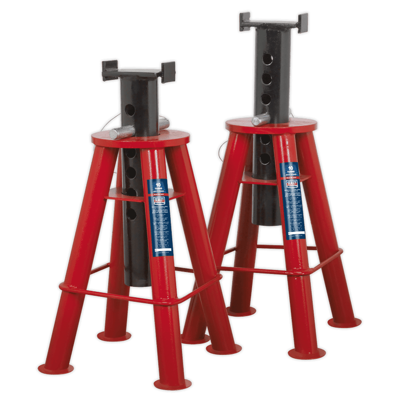 Sealey AS10 Axle Stands (Pair) 10tonne Capacity per Stand - AS10 - Sealey Tools UK - Trade Counter Direct