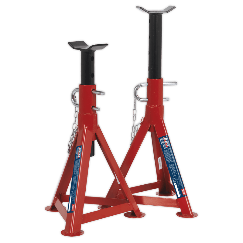 Sealey AS2500 Axle Stands (Pair) 2.5tonne Capacity per Stand - AS2500 - Sealey Tools UK - Trade Counter Direct