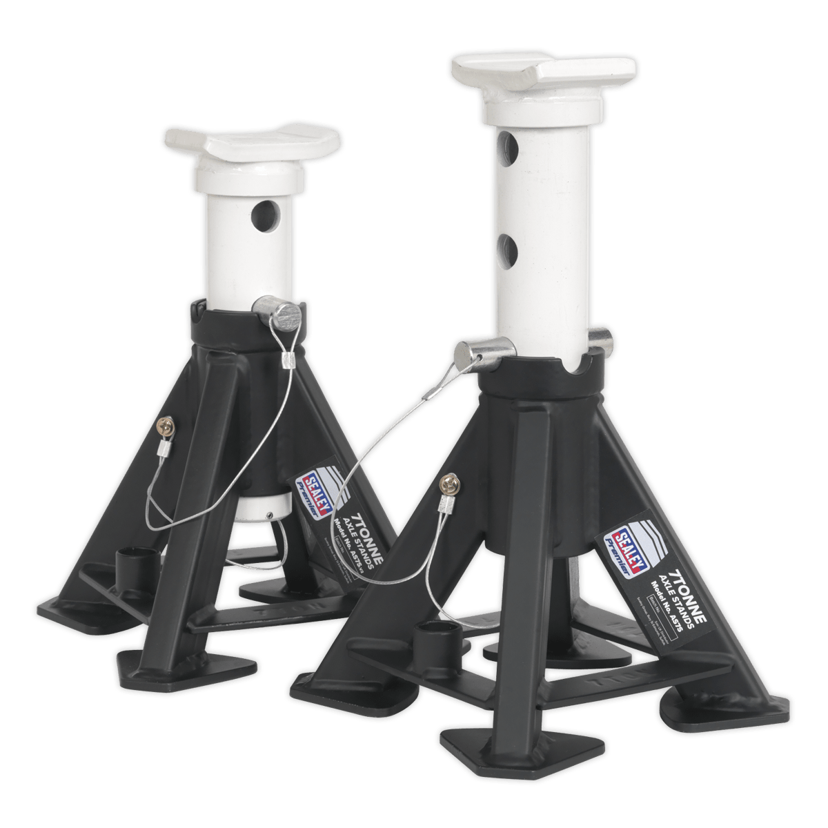 Sealey AS7S Axle Stands (Pair) 7tonne Capacity per Stand Short - AS7S - Sealey Tools UK - Trade Counter Direct