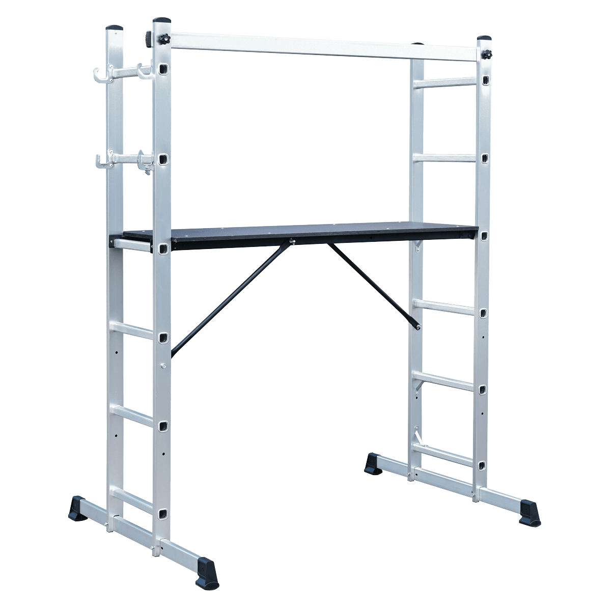 Sealey ASCL2 Aluminium Scaffold Ladder 4 - Way EN 131 - ASCL2 - Sealey Tools UK - Trade Counter Direct