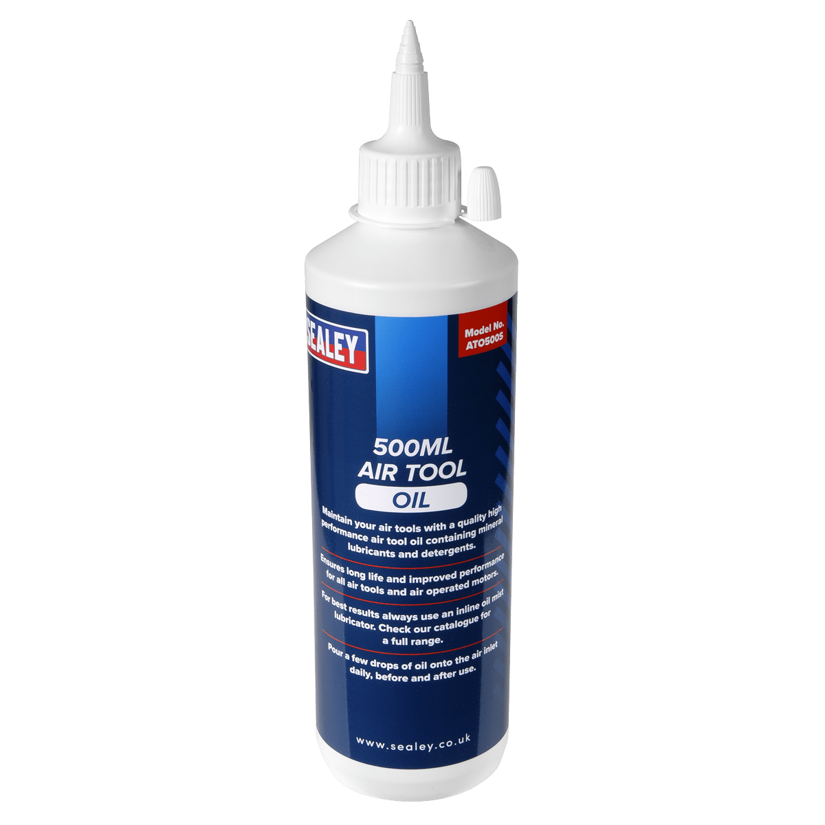 Sealey ATO500S Air Tool Oil 500ml - ATO500S - Sealey Tools UK - Trade Counter Direct
