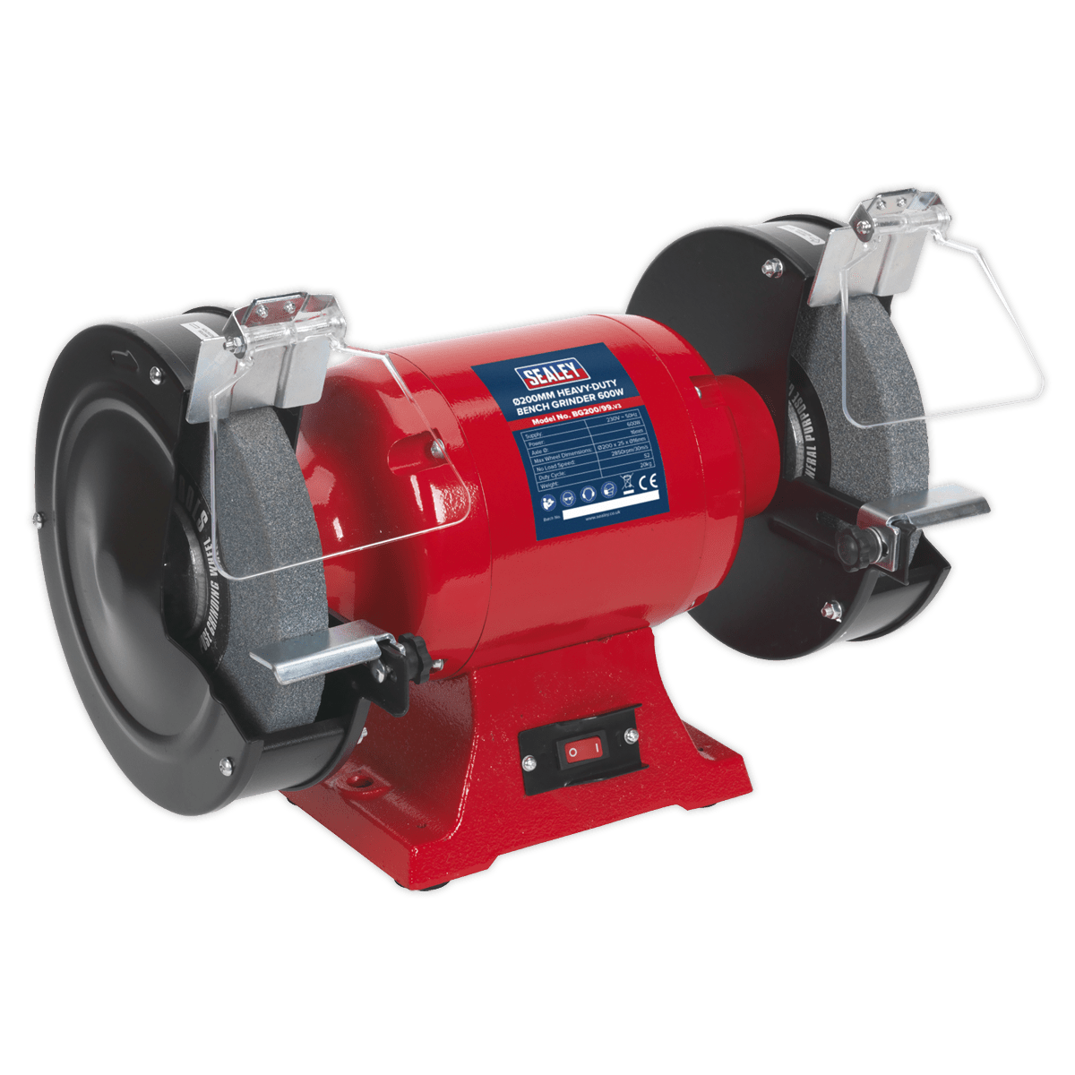 Sealey BG200/99 Bench Grinder Ø200mm 600W/230V Heavy - Duty - BG200/99 - Sealey Tools UK - Trade Counter Direct