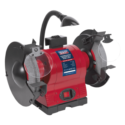 Sealey BG200WL 200mm Bench Grinder with Worklight 550W/230V - BG200WL - Sealey Tools UK - Trade Counter Direct