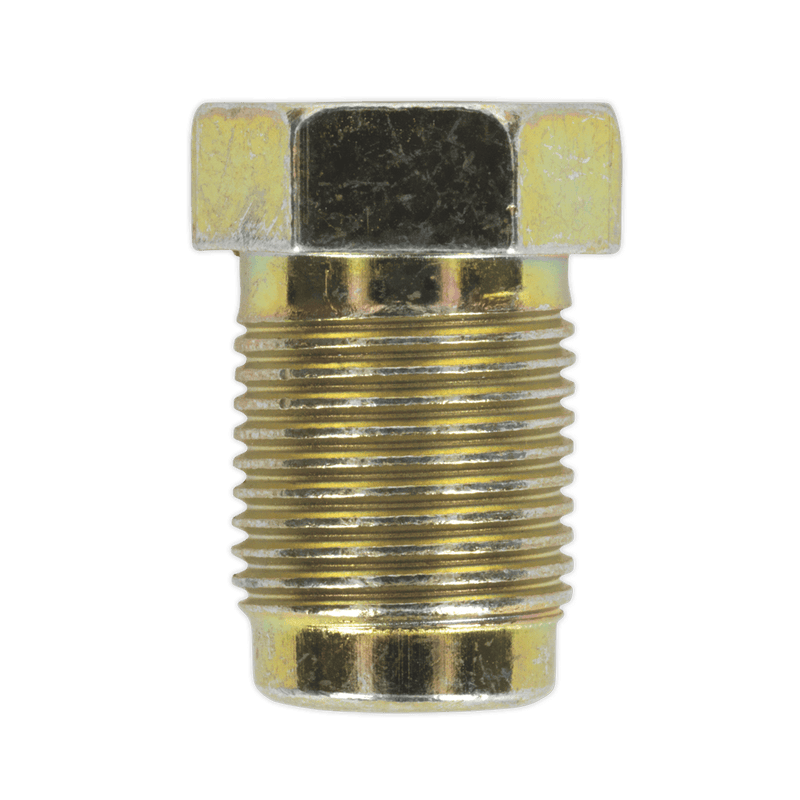 Sealey BN12100PT Brake Pipe Nut M12 x 1mm Part Thread Male Pack of 25 - BN12100PT - Sealey Tools UK - Trade Counter Direct