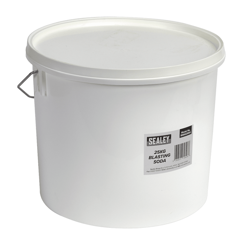 Sealey BSBG25KG Blasting Soda 25kg Tub - BSBG25KG - Sealey Tools UK - Trade Counter Direct