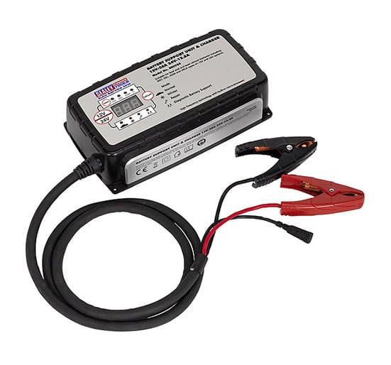 Sealey BSCU25 Battery Support Unit & Charger 12V - 25A/24V - 12.5A - Electrics - SLY-18496 - Sealey Tools UK - Trade Counter Direct