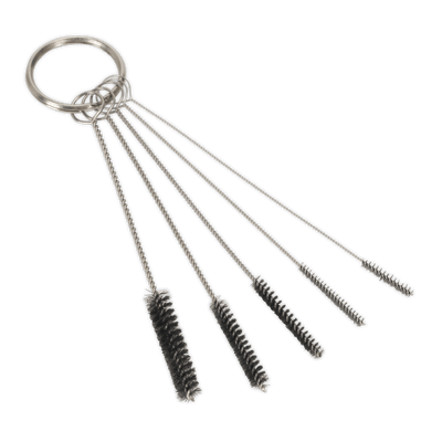 Sealey BSGC4 Spray Gun Cleaning Mini Brush Set 5pc - BSGC4 - Sealey Tools UK - Trade Counter Direct