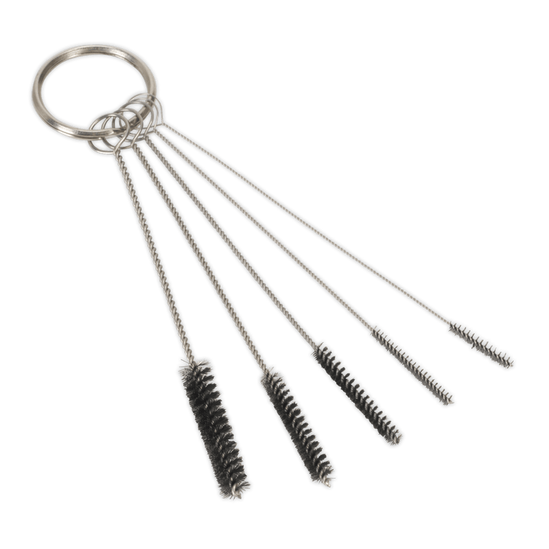 Sealey BSGC4 Spray Gun Cleaning Mini Brush Set 5pc - BSGC4 - Sealey Tools UK - Trade Counter Direct