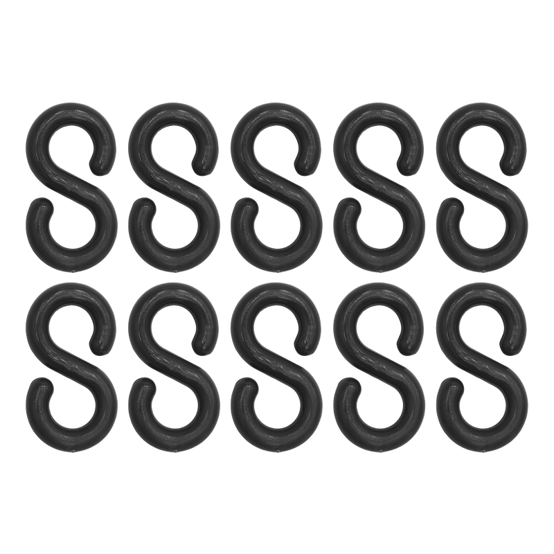Sealey BSH10 Plastic Chain S-Hook - Pack of 10 - BSH10 - Sealey Tools UK - Trade Counter Direct