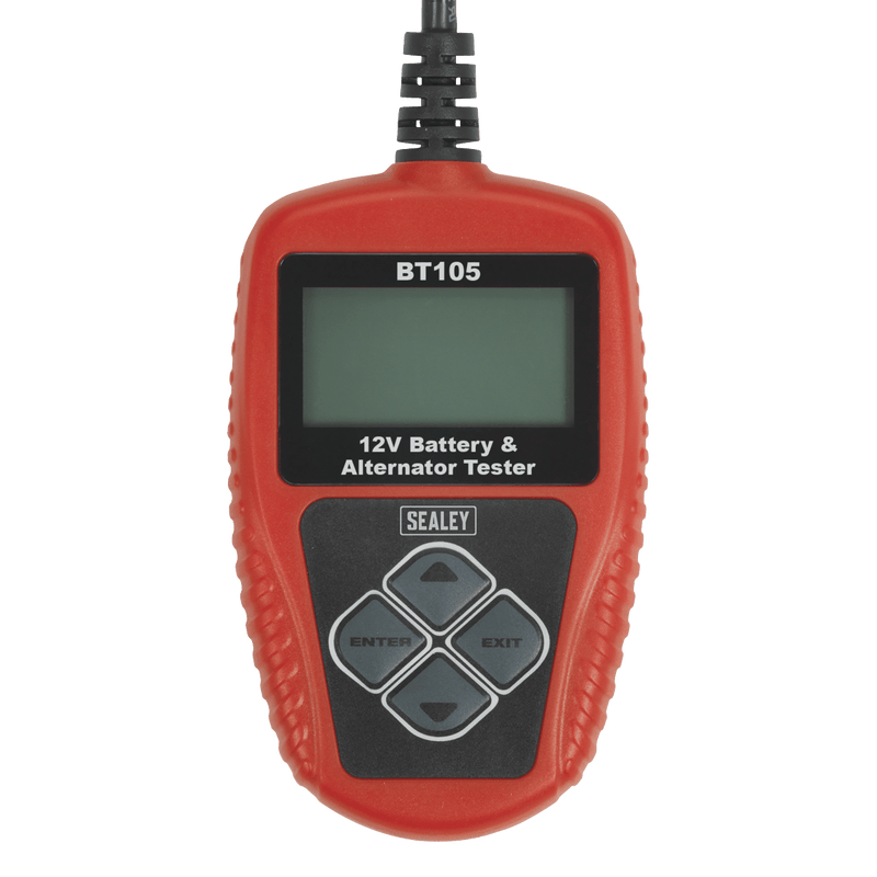Sealey BT105 Digital Battery & Alternator Tester 12V - BT105 - Sealey Tools UK - Trade Counter Direct