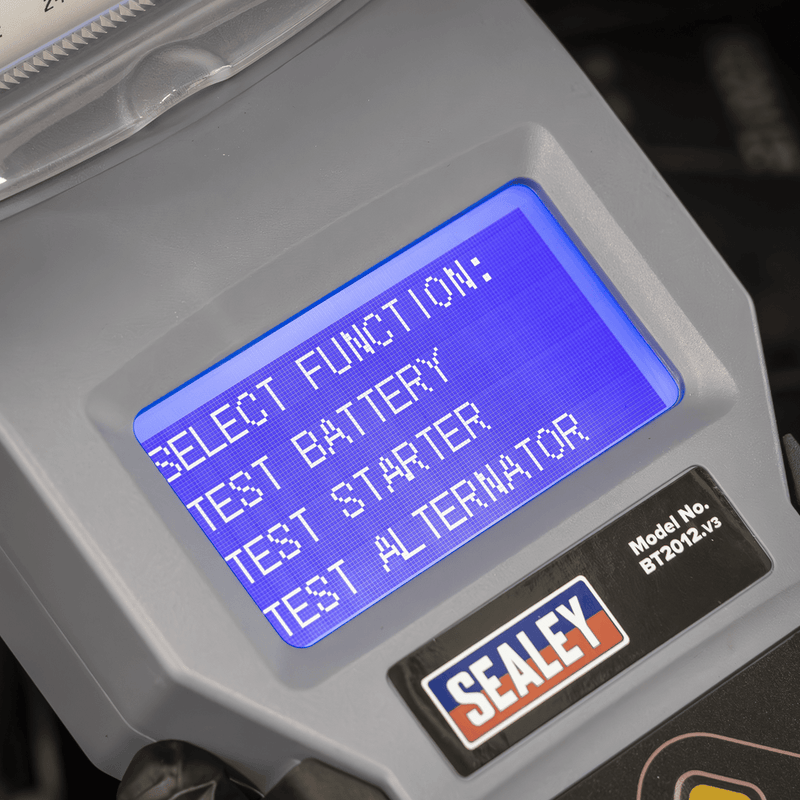 Sealey BT2012 Digital Battery & Alternator/Starter Tester with Printer 12V - BT2012 - Sealey Tools UK - Trade Counter Direct