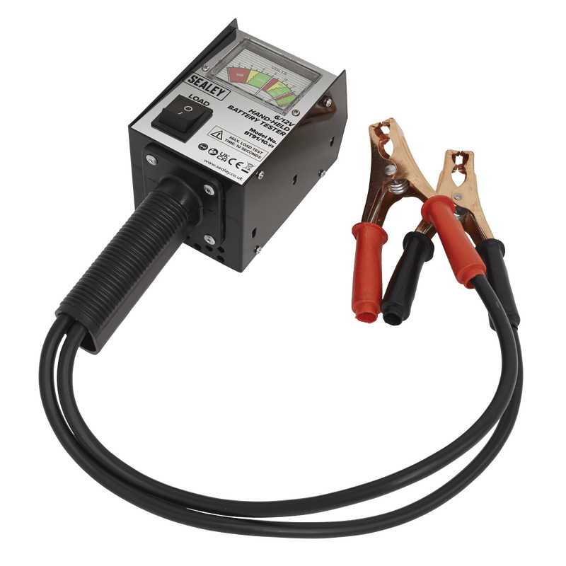 Sealey BT91/10 Battery Tester 6/12V Handheld - BT91/10 - Sealey Tools UK - Trade Counter Direct