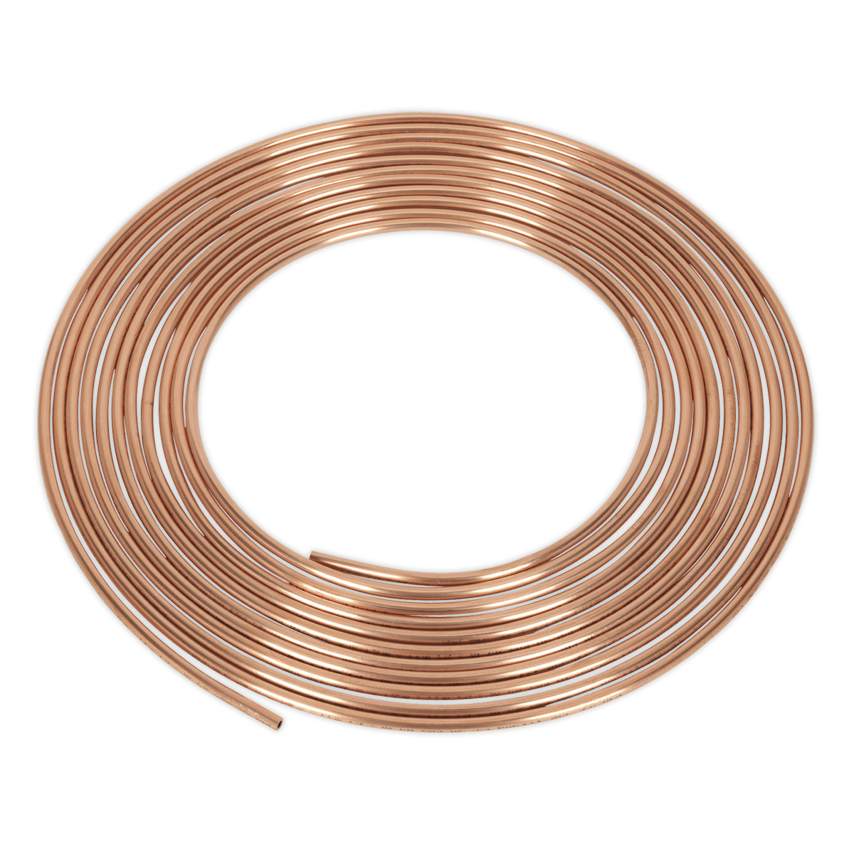 Sealey CBP002 Brake Pipe Copper Tubing 22 Gauge 3/16" x 25ft BS EN 12449 C106 - CBP002 - Sealey Tools UK - Trade Counter Direct