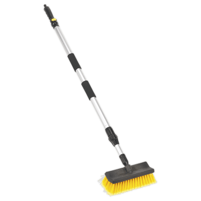 Sealey CC50 Large Angled Flo - Thru Brush with 1.7m Telescopic Handle - CC50 - Sealey Tools UK - Trade Counter Direct