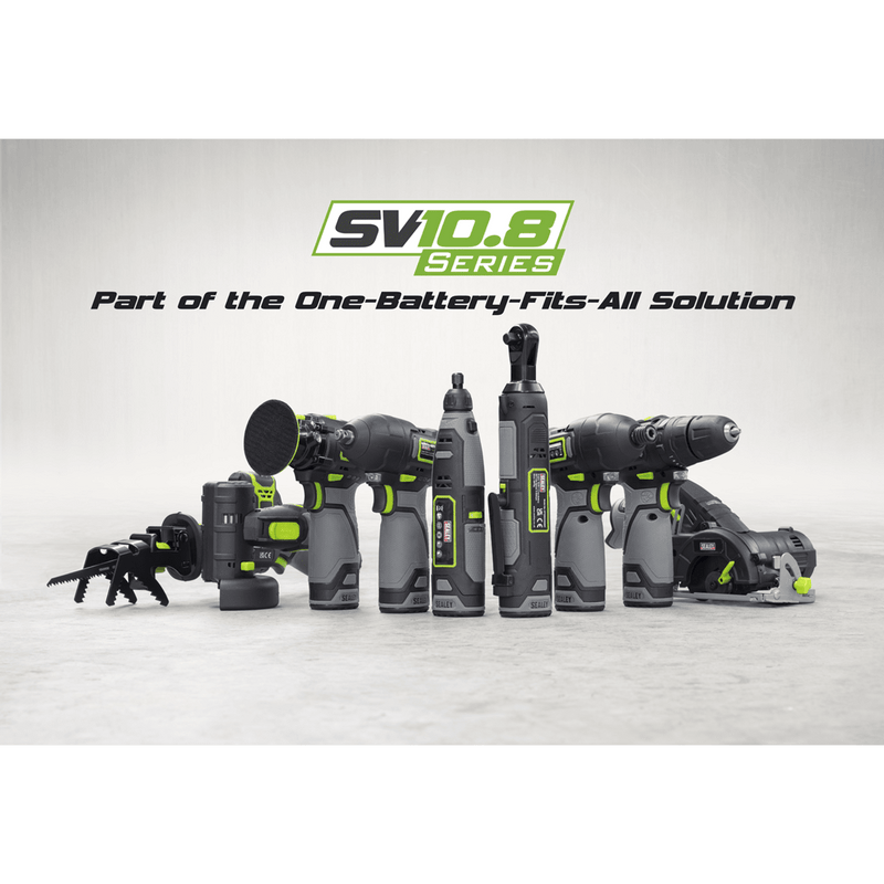 Sealey CP108VCOMBO6 2 x 10.8V SV10.8 Series Impact Wrench & Ratchet Wrench Kit - CP108VCOMBO6 - Sealey Tools UK - Trade Counter Direct