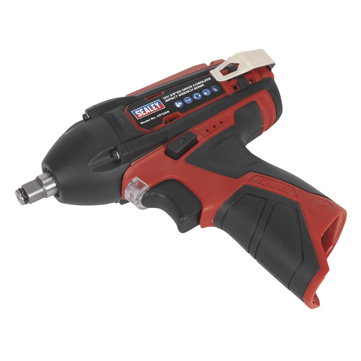 Sealey CP1204 Cordless Impact Wrench 3/8"Sq Drive 80Nm 12V Lithium - ion - Body Only - CP1204 - Sealey Tools UK - Trade Counter Direct