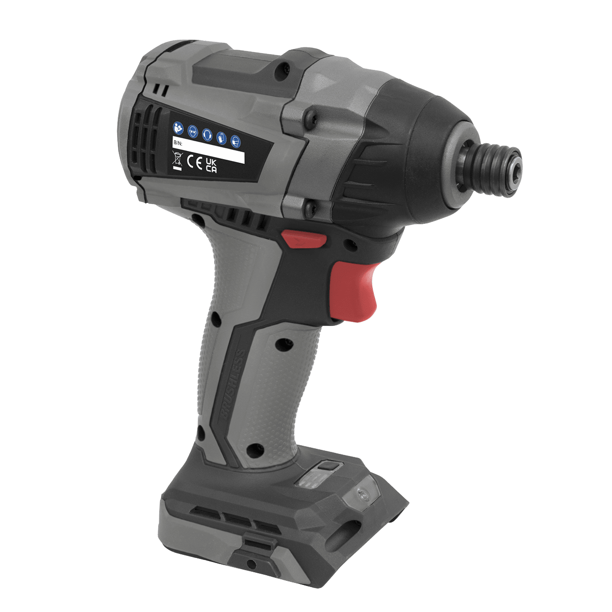 Sealey CP20VIDX Brushless Impact Driver 20V 1/4"Hex 200Nm - Body Only - CP20VIDX - Sealey Tools UK - Trade Counter Direct