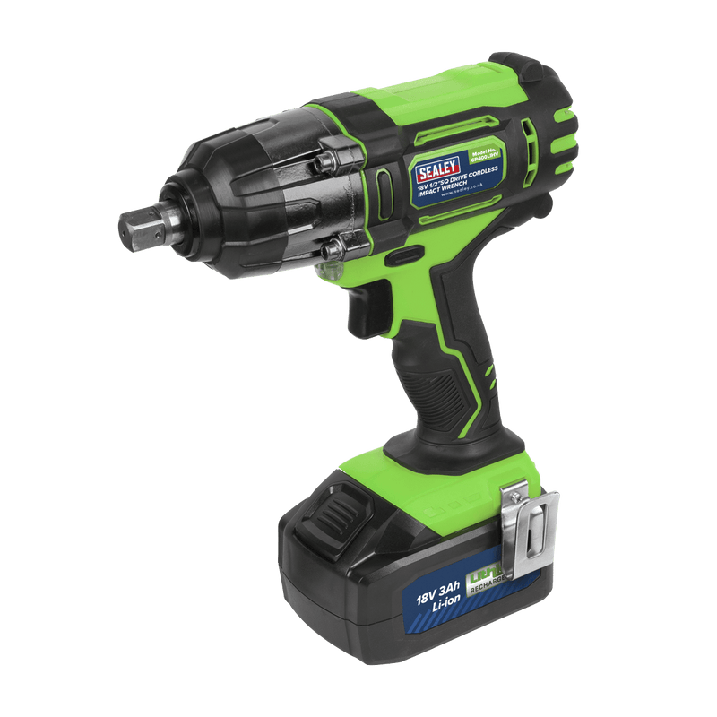Sealey CP400LIHV 18V 1/2" Cordless Impact Wrench – 3Ah Li - ion | TCD - CP400LIHV - Sealey Tools UK - Trade Counter Direct