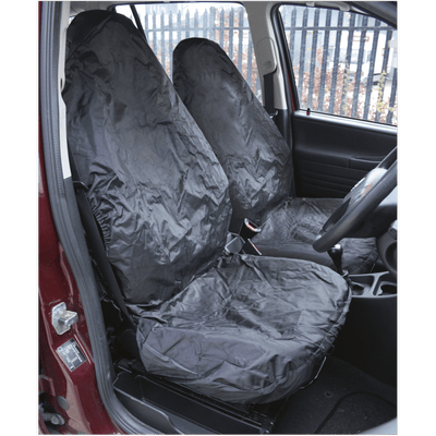 Sealey CSC6 2pc Heavy - Duty Front Seat Protector Set - CSC6 - Sealey Tools UK - Trade Counter Direct