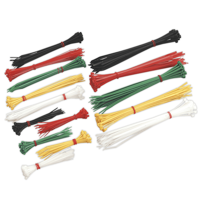 Sealey CT375 Cable Tie Assortment Pack of 375 - CT375 - Sealey Tools UK - Trade Counter Direct