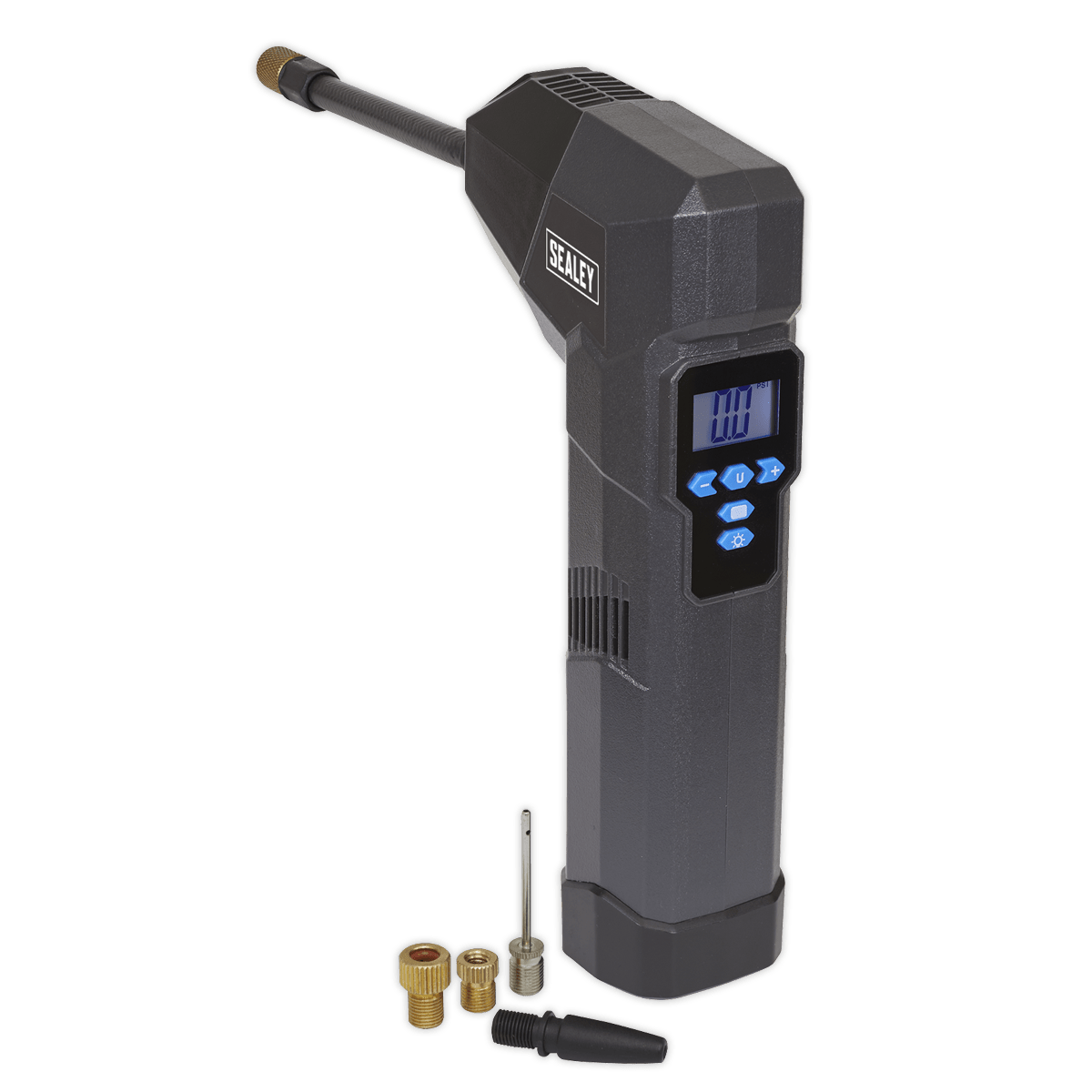 Sealey CTI120 Compact Rechargeable Tyre Inflator & Power Bank with Work Light - CTI120 - Sealey Tools UK - Trade Counter Direct