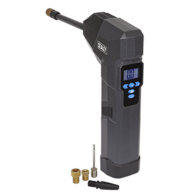 Sealey CTI120 Compact Rechargeable Tyre Inflator & Power Bank with Work Light - CTI120 - Sealey Tools UK - Trade Counter Direct