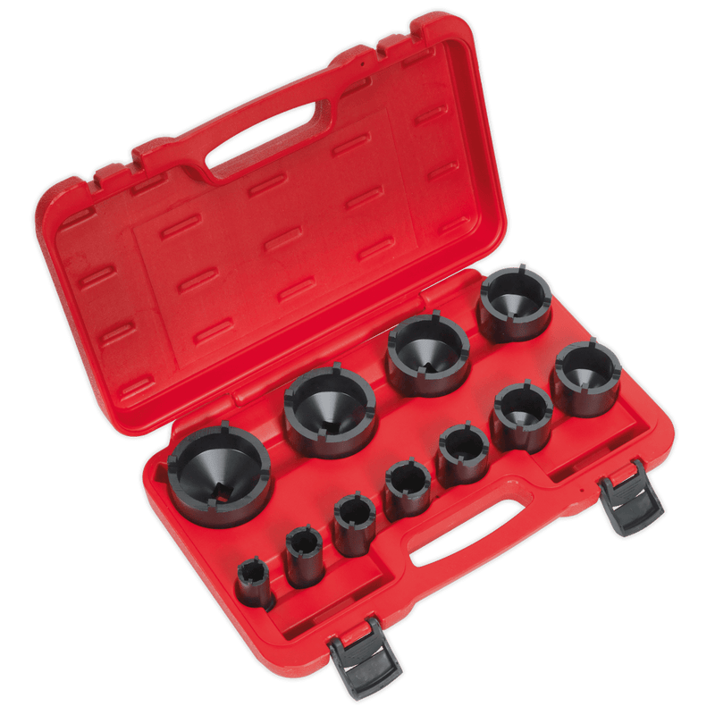Sealey CV025 Ball Joint Socket Set 11pc 1/2"Sq Drive - CV025 - Sealey Tools UK - Trade Counter Direct