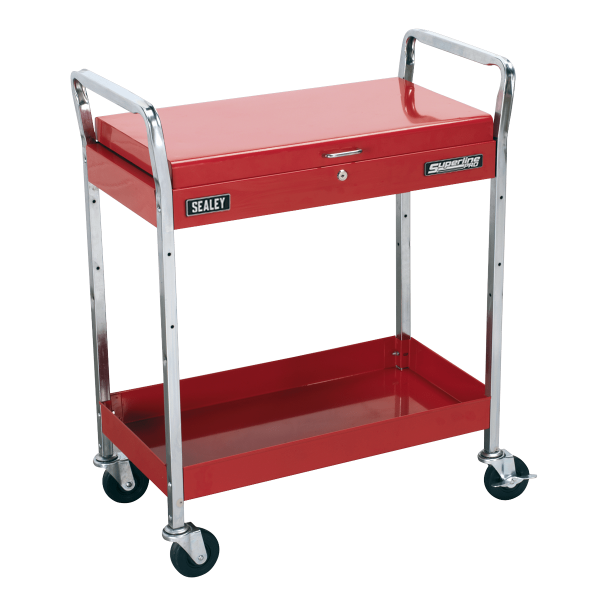Sealey CX104 Superline PRO® Heavy-Duty Trolley with Lockable Top 2-Level - CX104 - Sealey Tools UK - Trade Counter Direct