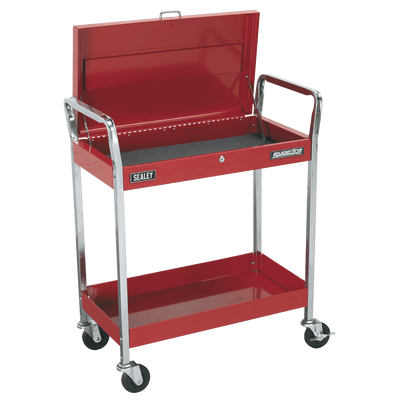 Sealey CX104 Superline PRO® Heavy-Duty Trolley with Lockable Top 2-Level - CX104 - Sealey Tools UK - Trade Counter Direct