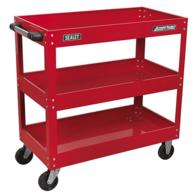 Sealey CX108 Workshop Trolley 3 - Level Heavy - Duty - CX108 - Sealey Tools UK - Trade Counter Direct