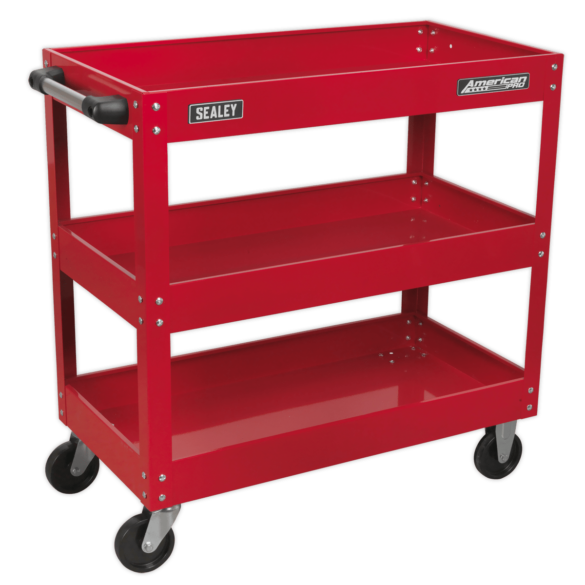 Sealey CX108 Workshop Trolley 3 - Level Heavy - Duty - CX108 - Sealey Tools UK - Trade Counter Direct