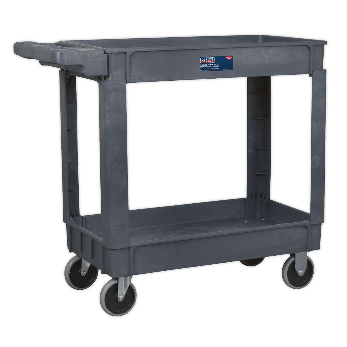 Sealey CX202 Trolley 2 - Level Composite Heavy - Duty - CX202 - Sealey Tools UK - Trade Counter Direct