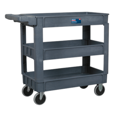 Sealey CX203 Composite Heavy-Duty Trolley 3-Level - CX203 - Sealey Tools UK - Trade Counter Direct