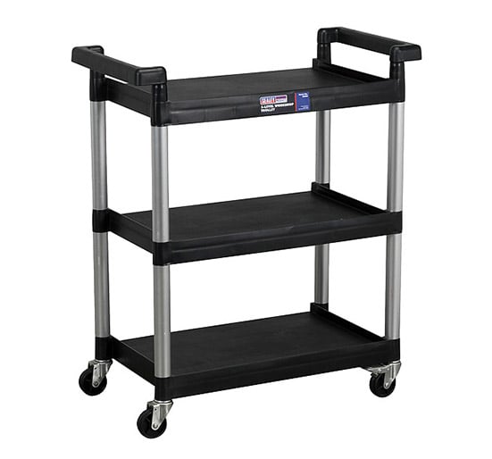 Sealey CX308 Workshop Trolley 3 - Level - Tool Trolleys - SLY-16416 - Sealey Tools UK - Trade Counter Direct