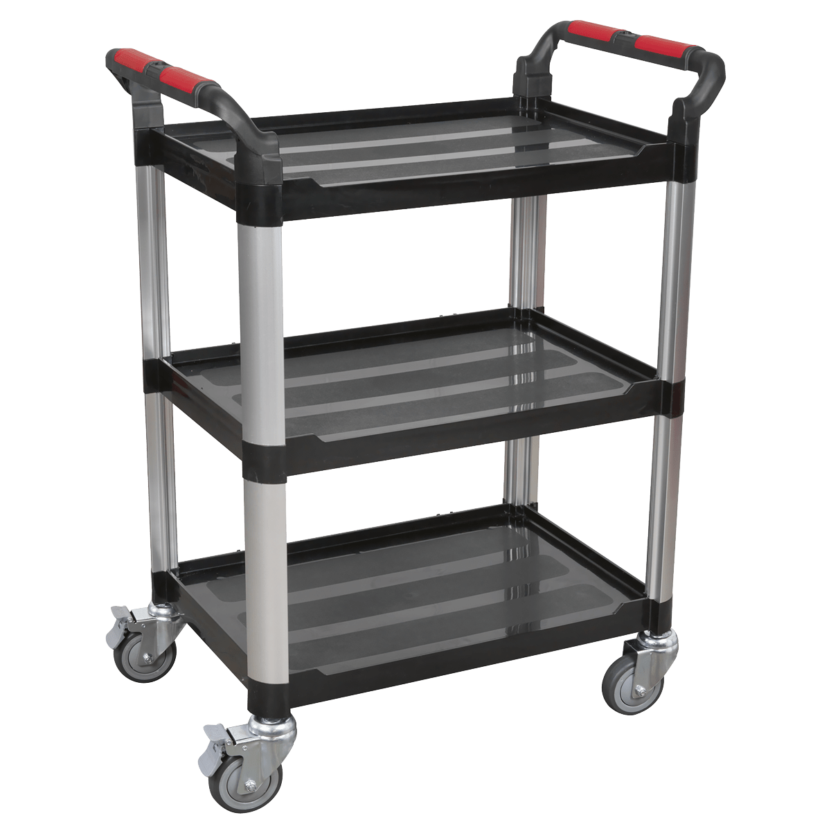 Sealey CX309 Composite Workshop Trolley 3-Level/3 Wall - CX309 - Sealey Tools UK - Trade Counter Direct