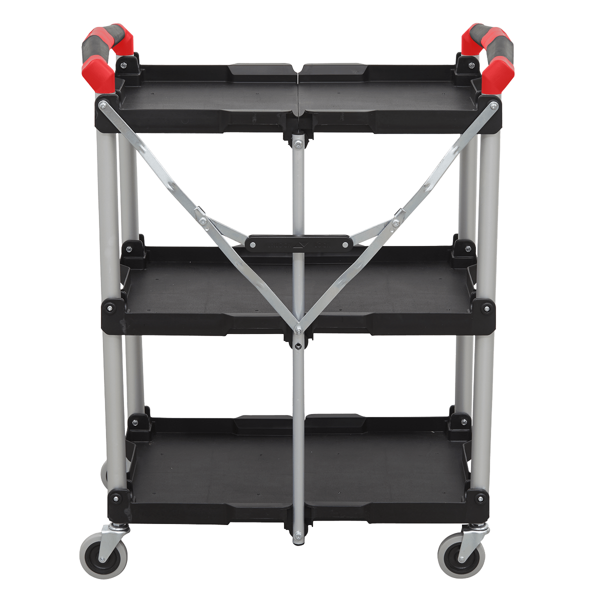 Sealey CX314 Folding Workshop Trolley 3-Level - CX314 - Sealey Tools UK - Trade Counter Direct