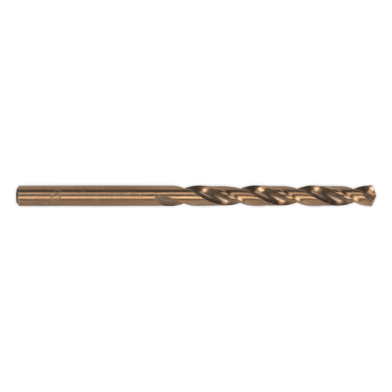 Sealey DBI316CB Imperial HSS Cobalt Fully Ground Drill Bit 3/16" - Pack of 10 - DBI316CB - Sealey Tools UK - Trade Counter Direct