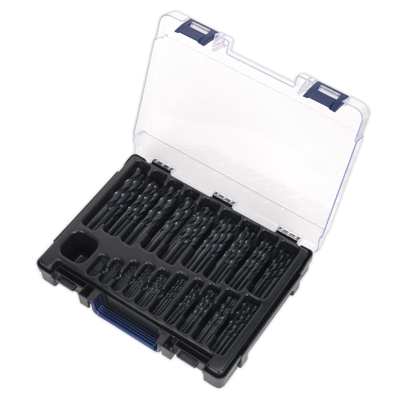 Sealey DBS170RF HSS Roll Forged Drill Bit Assortment 1-10mm 170pc - DBS170RF - Sealey Tools UK - Trade Counter Direct