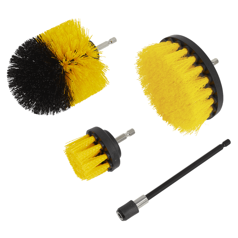 Sealey DBS4 Drill Brush Set 4pc - DBS4 - Sealey Tools UK - Trade Counter Direct
