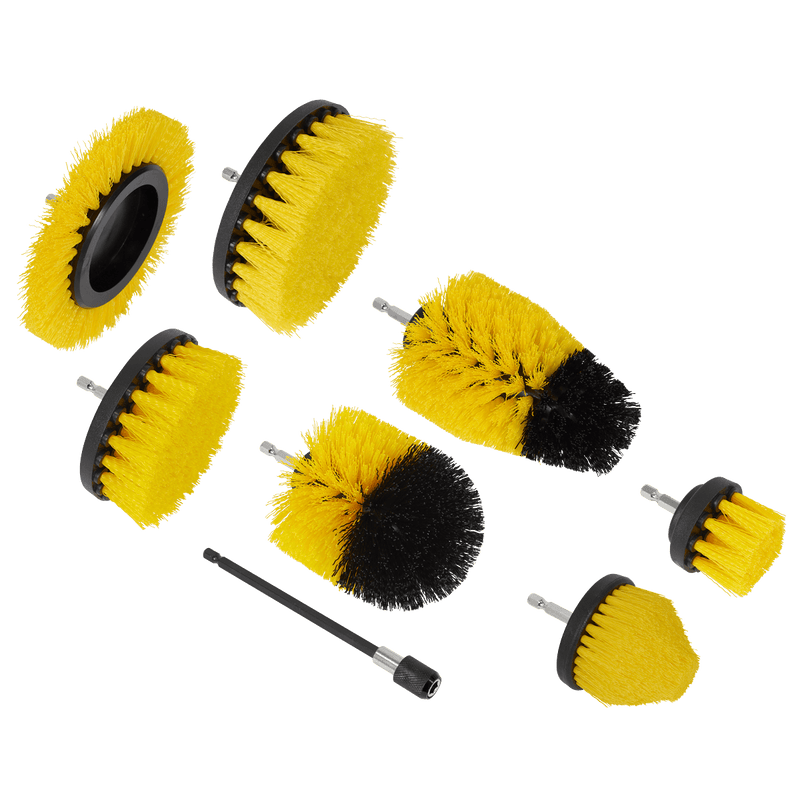 Sealey DBS8 Drill Brush Set 8pc - DBS8 - Sealey Tools UK - Trade Counter Direct