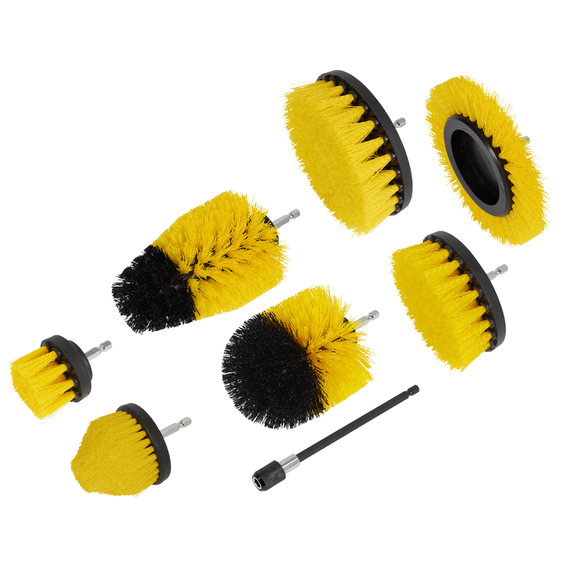 Sealey DBS8 Drill Brush Set 8pc - DBS8 - Sealey Tools UK - Trade Counter Direct