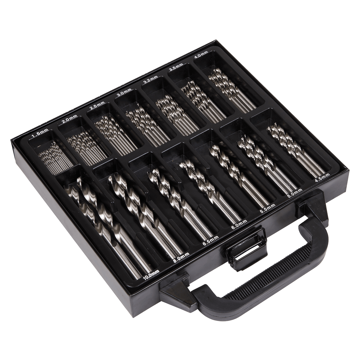 Sealey DBS99FG Drill Bit Set Fully Ground 99pc - DBS99FG - Sealey Tools UK - Trade Counter Direct