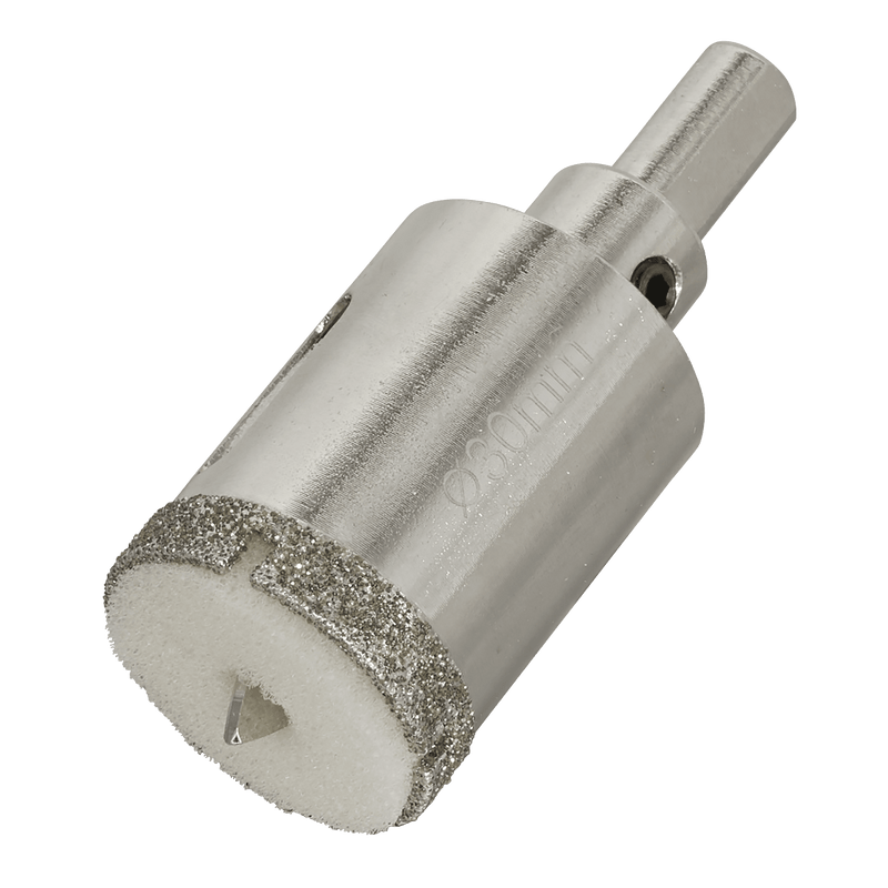 Sealey DHS30 Electroplated Diamond Hole Saw 30mm - DHS30 - Sealey Tools UK - Trade Counter Direct