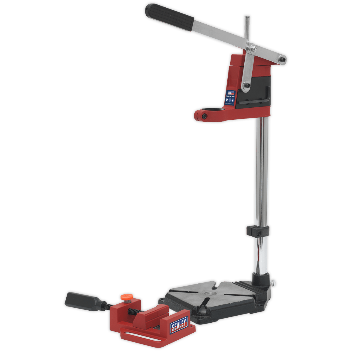 Sealey DS01 Drill Stand with Cast Iron Base 500mm & 65mm Vice - DS01 - Sealey Tools UK - Trade Counter Direct