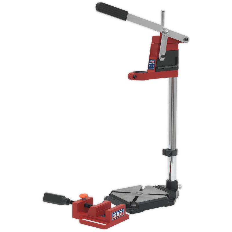 Sealey DS01 Drill Stand with Cast Iron Base 500mm & 65mm Vice - DS01 - Sealey Tools UK - Trade Counter Direct