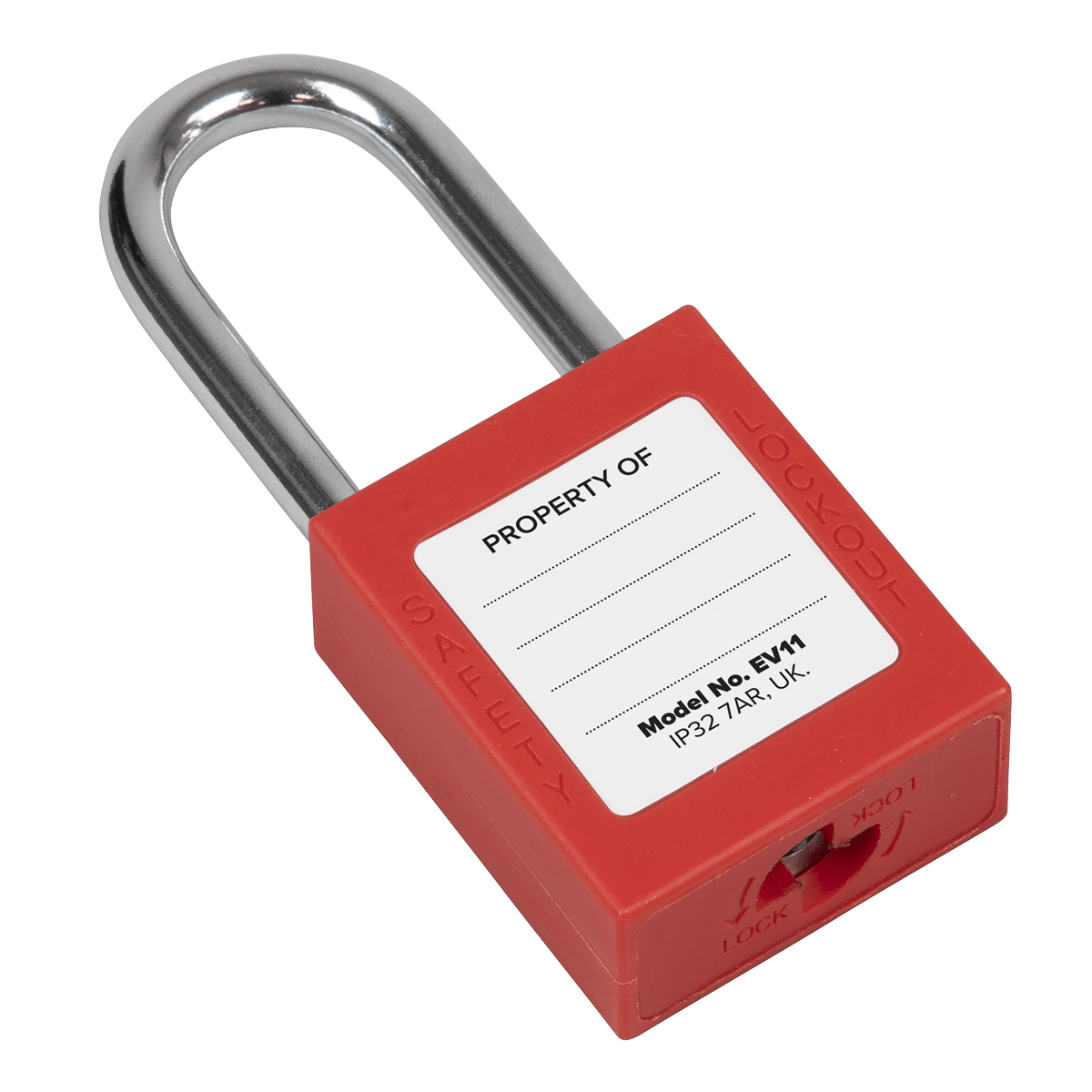 Sealey EV11 Safety Lockout Padlock - EV11 - Sealey Tools UK - Trade Counter Direct