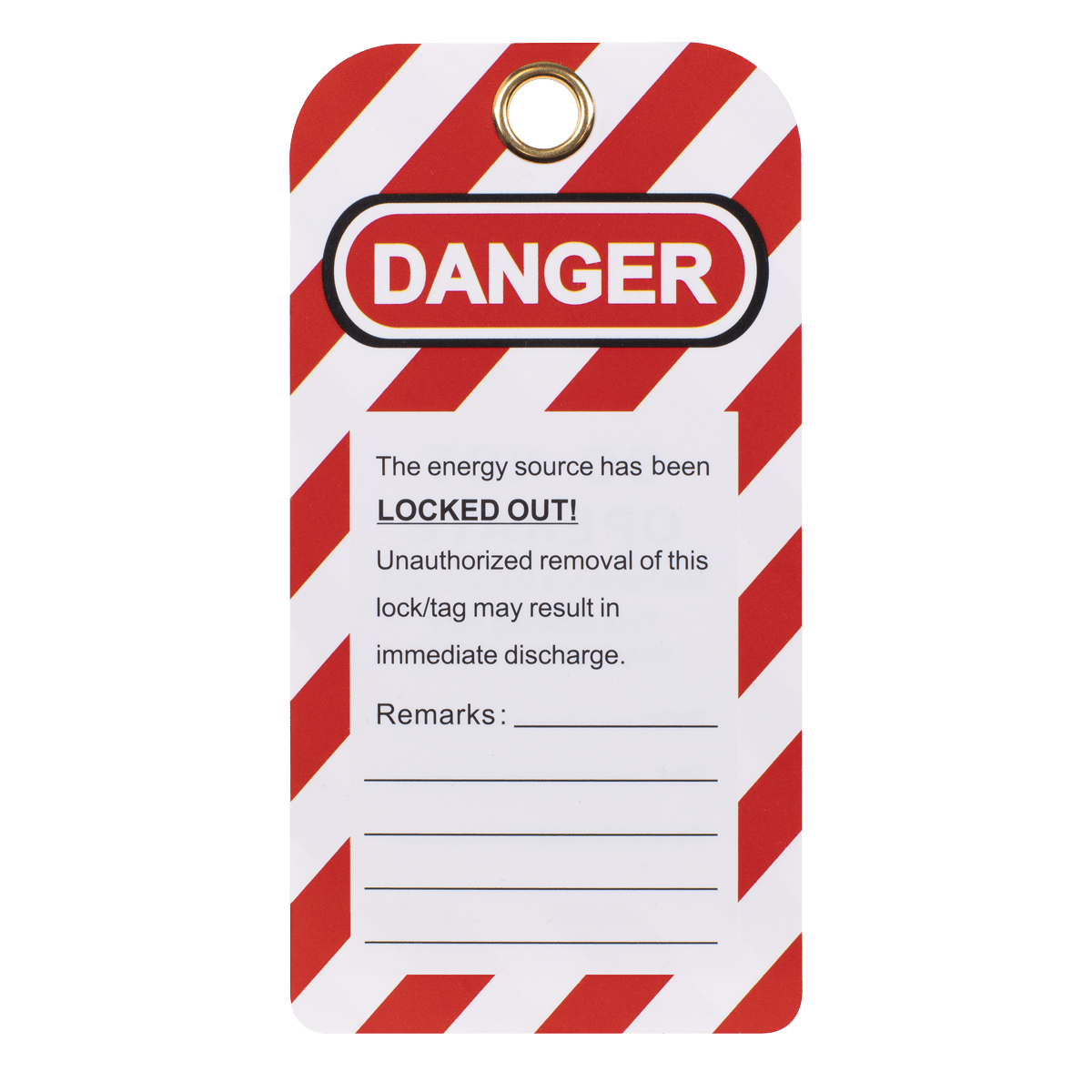 Sealey EV17 Lockout Safety Tag 10pc - EV17 - Sealey Tools UK - Trade Counter Direct