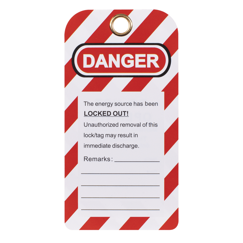 Sealey EV17 Lockout Safety Tag 10pc - EV17 - Sealey Tools UK - Trade Counter Direct
